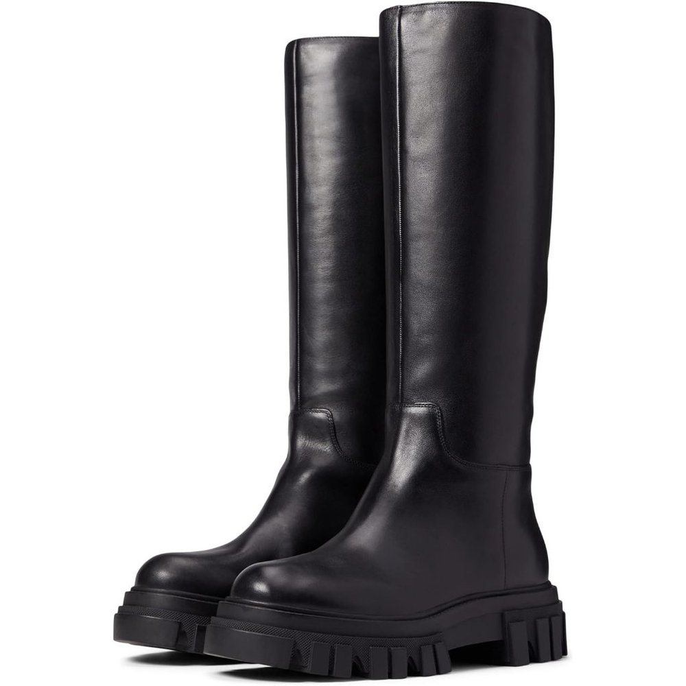 **FINAL DAYS** MARC FISHER LTD Malena Chunky Lug Sole Leather Boots Size 9-9.5